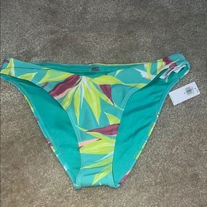 NWT! Tropical Print Women's Swim Bottom